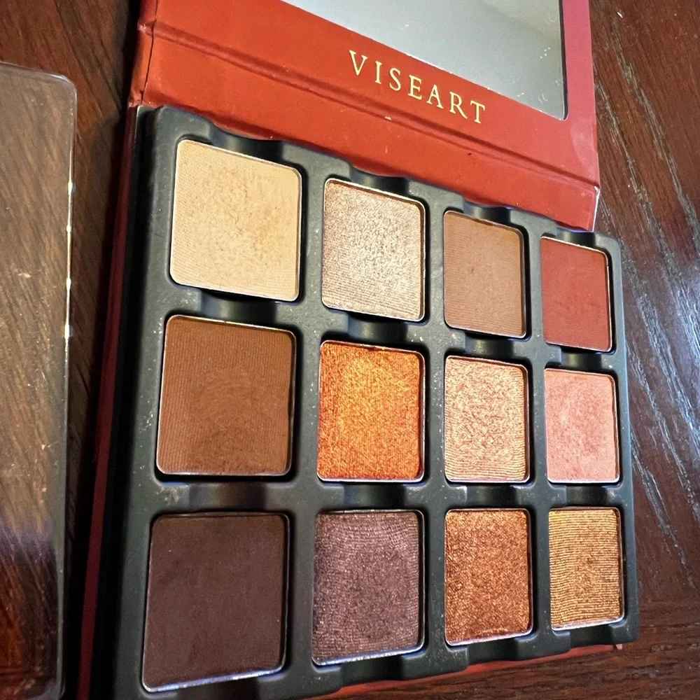 Viseart Minxette Étendu Eyeshadow Palette - Red and brown Orange Hues